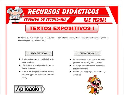 Los Textos Expositivos Para Segundo De Secundaria Recursos 2024