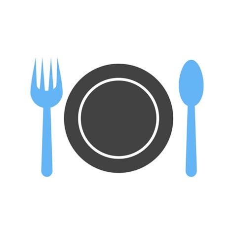Dinner Plate Icons Vector Free Download