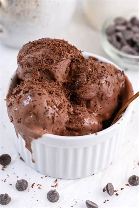 Easy Homemade Sugar Free Chocolate Ice Cream Recipe