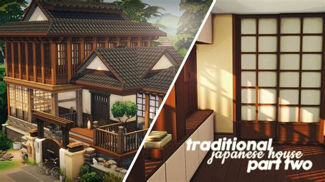 Traditional Japanese House 🌸🍣 Interior The Sims 4 Speed Build