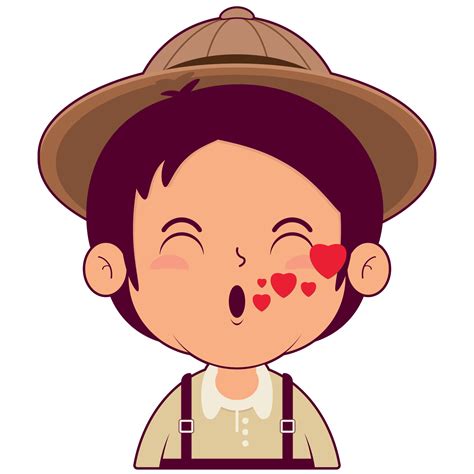 Free Boy In Love Face Cartoon Cute 21457086 Png With Transparent Background