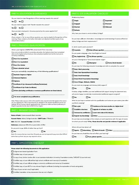 Fillable Online Enrolment Application Form V Jan Fax Email