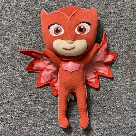 Pj Masks Red Owlette Plush Large Doll Approx 15 Soft Stuffed Light Up Talking 1299 Picclick