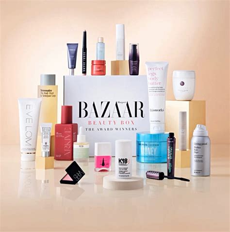 Harpers Bazaar The Award Winners Beauty Box 2022 Contents