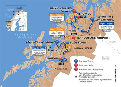 Arctic interests have been declared by such countries as singapore, india, malaysia and switzerland that are all far removed from the region. Arctic Race of Norway : parcours et profil des étapes ...