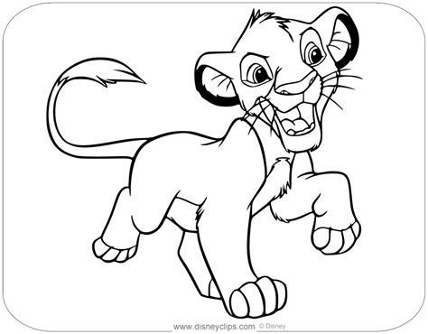 One little finger coloring pages. The Lion King Coloring Pages | Disneyclips.com