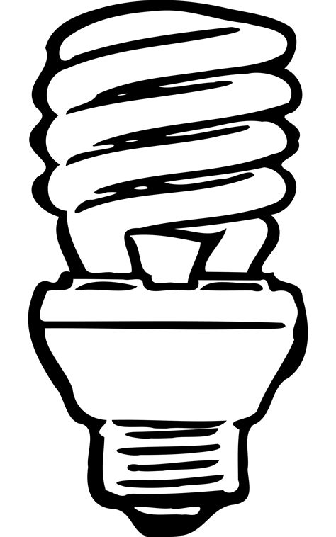 Clipart Compact Fluorescent Bulb