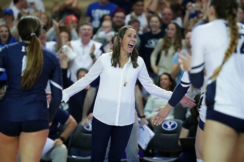 Byu Womens Volleyball Byu Coach Olmstead Leads Numerous National