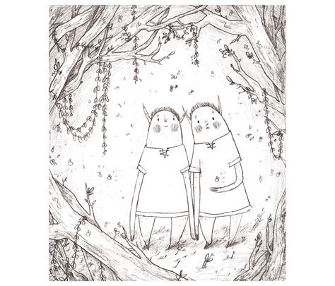 Illustrations For Forest Song By Lesia Ukrainka On Behance