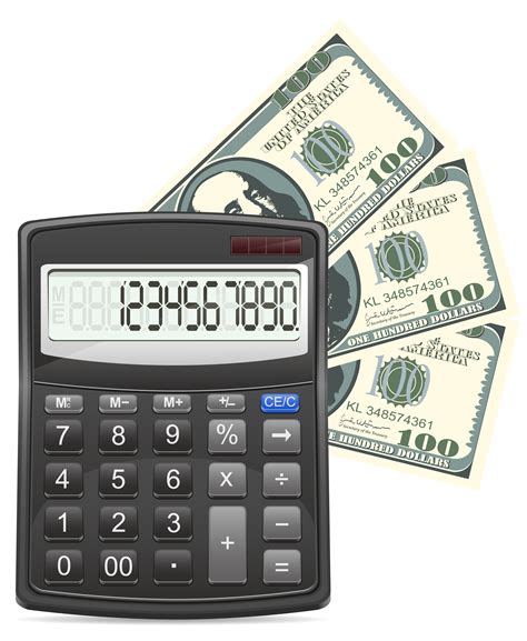 Calculator And Dollars Concept Vector Illustration 514974 Vector Art At