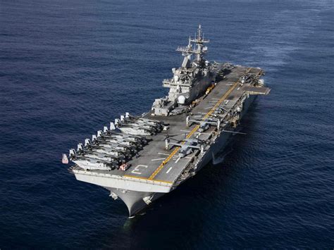 Wallpaper Wasp-class amphibious assault ship 2560x1600 HD Picture, Image