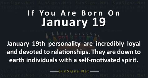 The above data is courtesy of famous birthdays. January 19 Zodiac Is A Cusp Capricorn and Aquarius ...