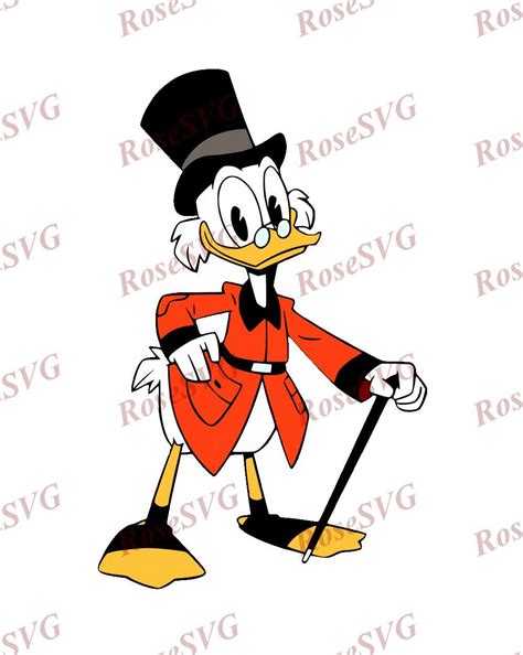 Scrooge Mcduck Ducktales Svg Cut File