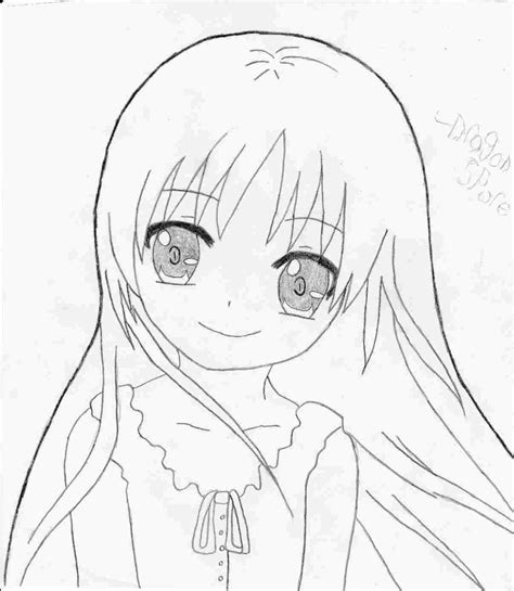 Anime Girl Face Drawing At Explore Collection Of