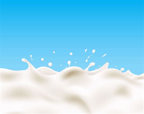 Milk Flow Vector Blue Background Blue Gradual Change Background