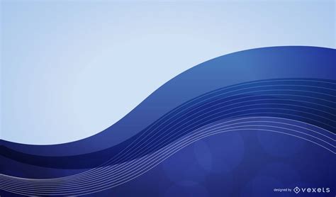 Blue Wave Abstract Background Vector Vector Download