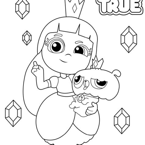 True and the Rainbow Kingdom Coloring Pages - Free Printable Coloring Pages