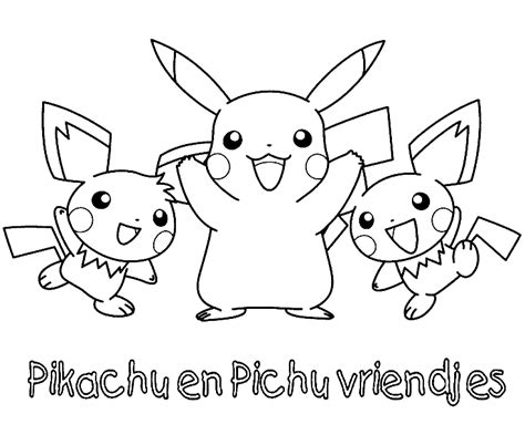 Mewarnai mantap djiwa Picachu Kleurplaat