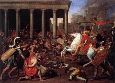 The Destruction Of The Temple At Jerusalem Ii By Poussin Nicolas