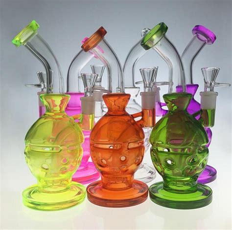 Inch Faberge Egg Glass Bong Mothership Fab Egg Oil Rigs Two Function Bubbler Glass Bong From