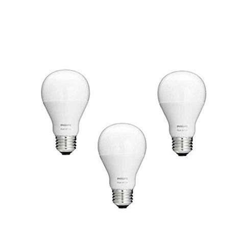 With hue white a19 you can dim your lights from the comfort of your couch or bed using your smartphone or tablet. Philips Hue White Ambiance Wellness Table Lamp, Works with ...