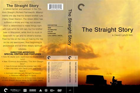 The Straight Story 1999 Custom Criterion Collection Dvd Cover