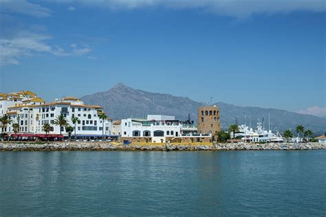 Puerto Banus Waterfront And Harbour Marbella Spain Photograph By