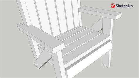 Adirondack Chair Modified 3d Warehouse