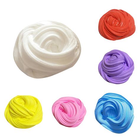 Ydxl 1pc 60ml Fluffy Floam Slime Scented Stress Relief No Borax Kids