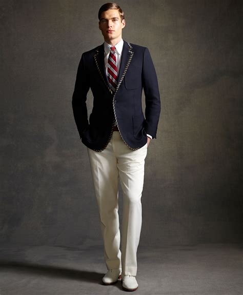 Sparkling gold and black wide stripe 1920's styled dress. The Great Gatsby Collection | Brooks Brothers | Mens ...