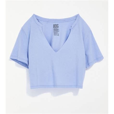 Urban Outfitters Tops Bdg Arcadian Notch Neck Cropped Tee Poshmark