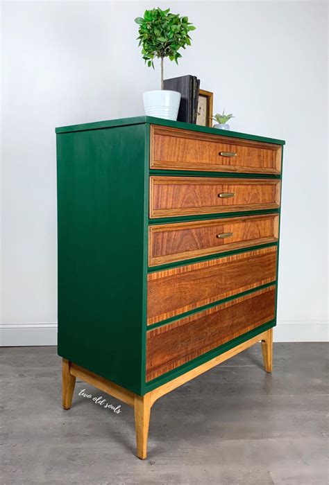Dixie Highboy Two Toned Emerald Green and 5 Refinished ... Farmhouse dresser/storage bench/entry text only please.