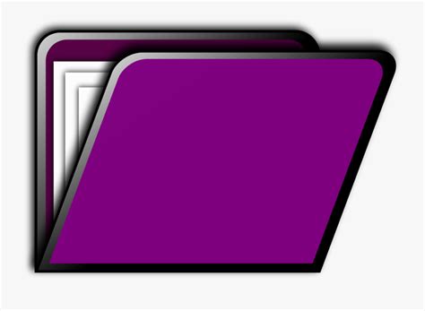 Folder Icon Purple Document Clipart Free Transparent Clipart