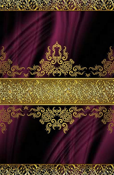 A purple gradient makes an aesthetic background. Purple and gold | Phone wallpaper patterns, Purple ...
