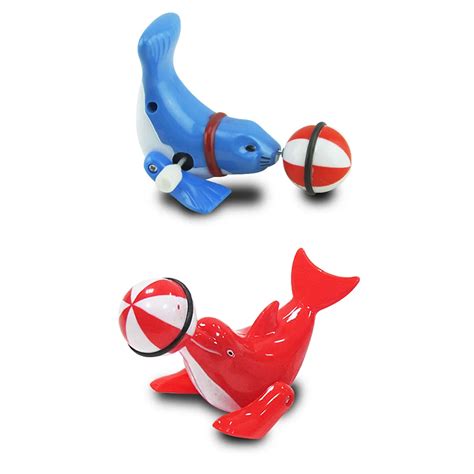 Plastic Dolphin Clockwork Toys Lovely Cartoon Wind Up Toys Running
