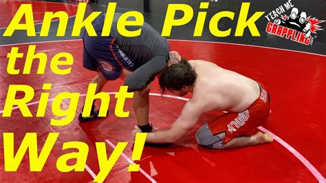 The World Famous Ankle Pick Takedown Youtube