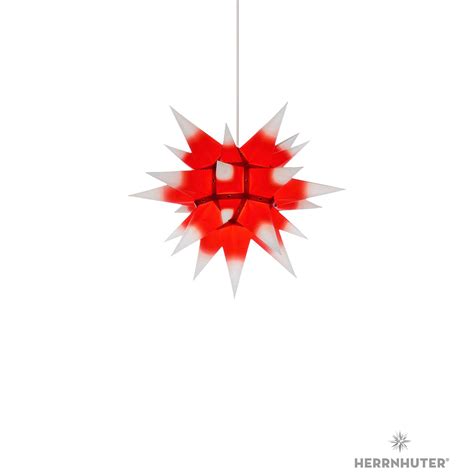Herrnhuter Moravian Star I4 White With Red Core Paper 40 Cm157in By
