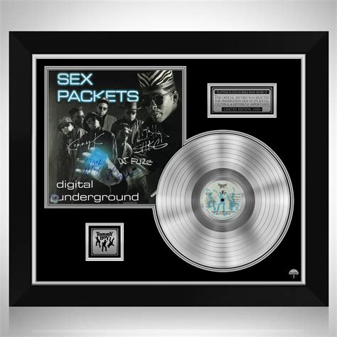 Digital Underground The Sex Packets Platinum Lp Limited Signature Edition Custom Frame Rare T