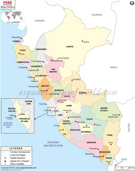 Mapa Politico Del Peru Y Sus Regiones Nikoncameraideas