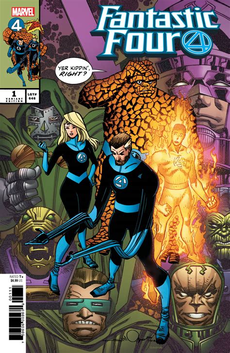 Celebrate The Return of the FANTASTIC FOUR With An All-New Cover by