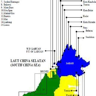 Fisheries research institute (sarawak branch), the fisheries department of malaysia. Fisheries Districts in Peninsular Malaysia. Source ...
