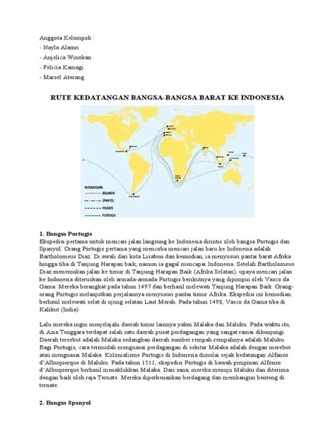 Rute Perjalanan Bangsa Inggris Ke Indonesia YPHA OR ID