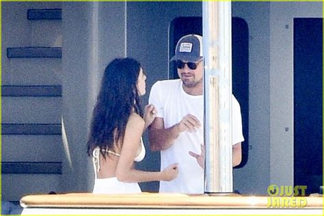 Leonardo Dicaprio And Girlfriend Camila Morrone Go For A Swim Together At Sea In Italy Photo