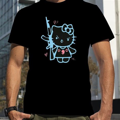 Funny Ak 47 Hello Kitty Rust Game Shirt