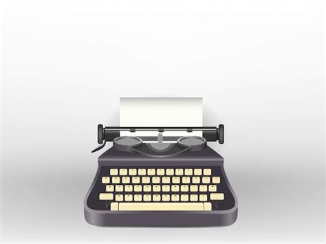 Premium Vector | Typewriter