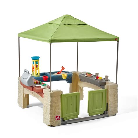 Step2 All Around Playtime Patio With Canopy With 16 Play Accessories