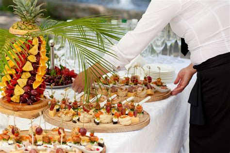 Finger foods can also be inexpensive to prepare to help keep you within your party food budget and help you create a menu that may contain food small in size, but another idea is kabobs. Finger Food Catering - Adding Brilliance to Your Wedding Event