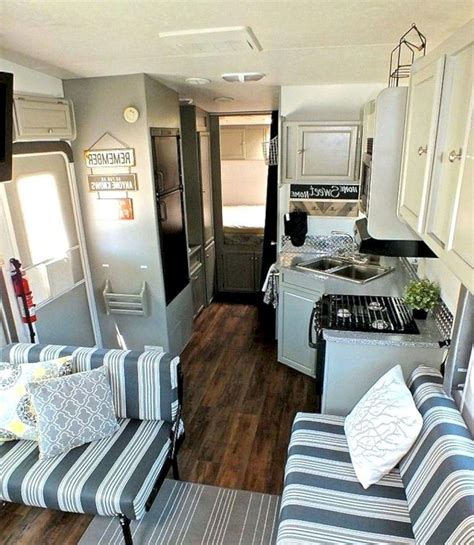 Best And Wonderful Rv Camper Trailer Renovation Ideas For Prepare Holiday Remodeled Campers