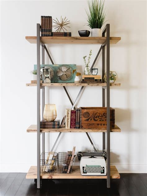 A Bookshelf Filled With Lots Of Books On Top Of Wooden Shelves Next To