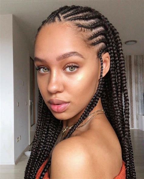 We've got one for you in this tutorial, to create a double braid quickly. Pinterest @sweetness | African braids hairstyles pictures, Natural hair styles, Hair styles